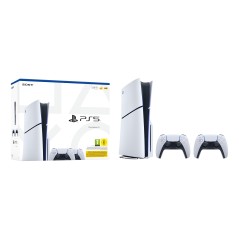 Sony 1000050116 PlayStation Console 1 TB Wi-Fi - Sleek Black & White Design for Ultimate Gaming Experience!